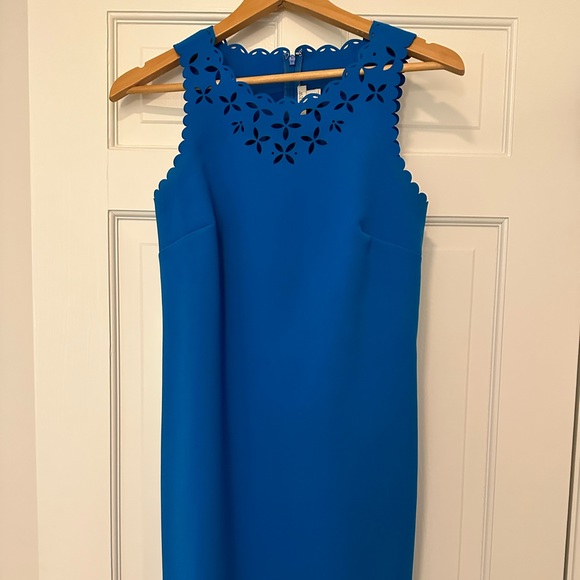 J. Crew Factory Dresses & Skirts - JCrew Factory sleeveless blue above-the-knee dress Sz 2